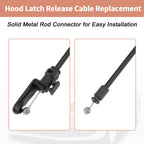 Front Hood Latch Release Cable for Volkswagen Jetta Sedan (2011–2017) No. 5C7823531