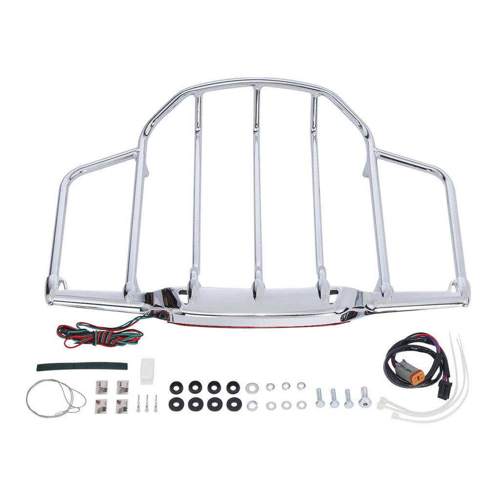 Chrome Trunk Luggage Rack for Harley Electra Glide (1993–2013)