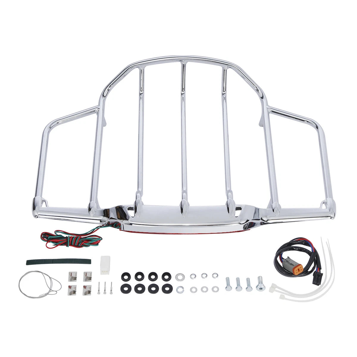 Chrome Trunk Luggage Rack for Harley Electra Glide (1993–2013)