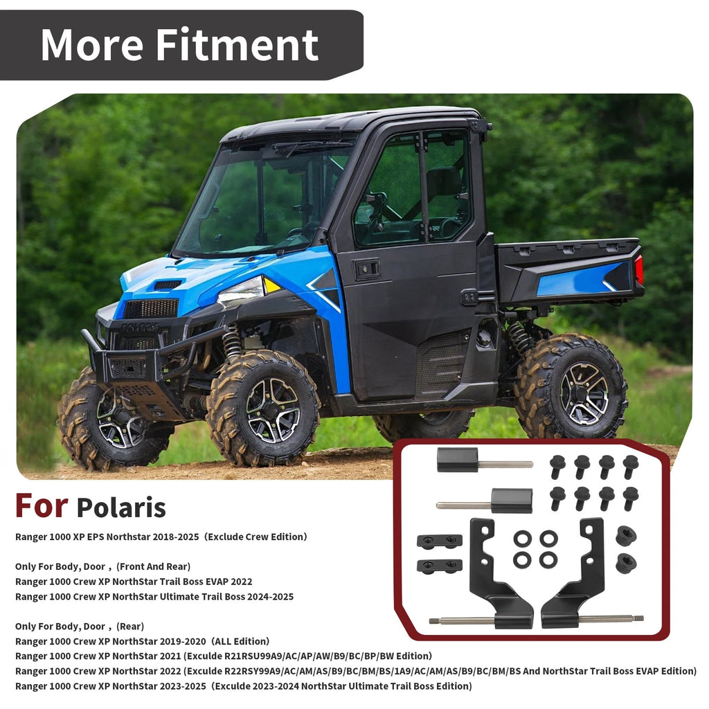 Half Door Hinge Hardware Kit for Polaris Ranger XP 1000 (2018–2025) 2207709