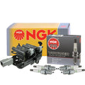 NGK DIS Ignition Coil & 4 VPower Spark Plugs for Elantra Soul Spectra (2011–2016)