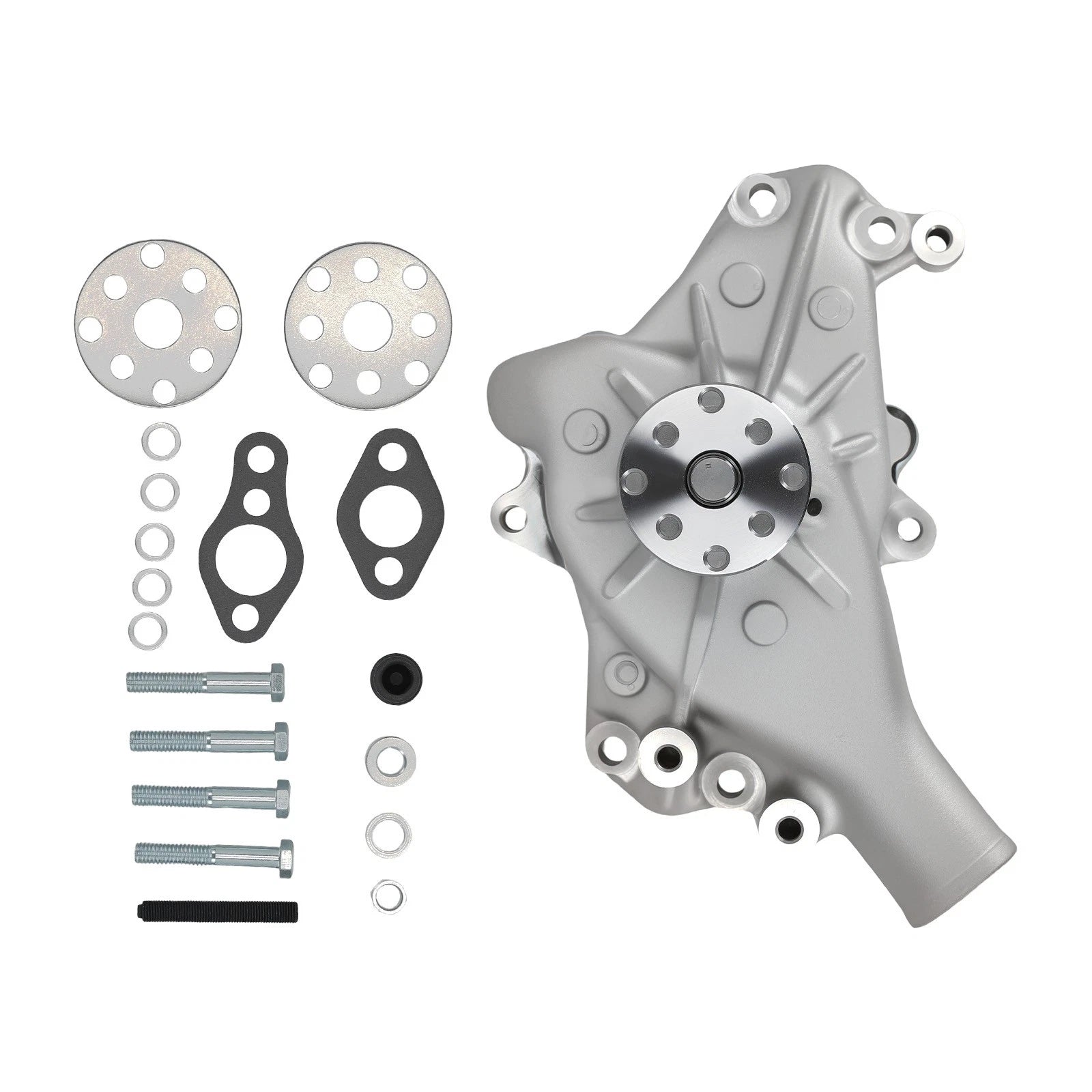 Aluminum Engine Water Pump for Chevrolet 283 305 327 350 383 400 (1969–1987)