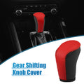 Gear Shifting Knob Cover for Mazda CX-30 (2020–2023) Faux Leather Black Red