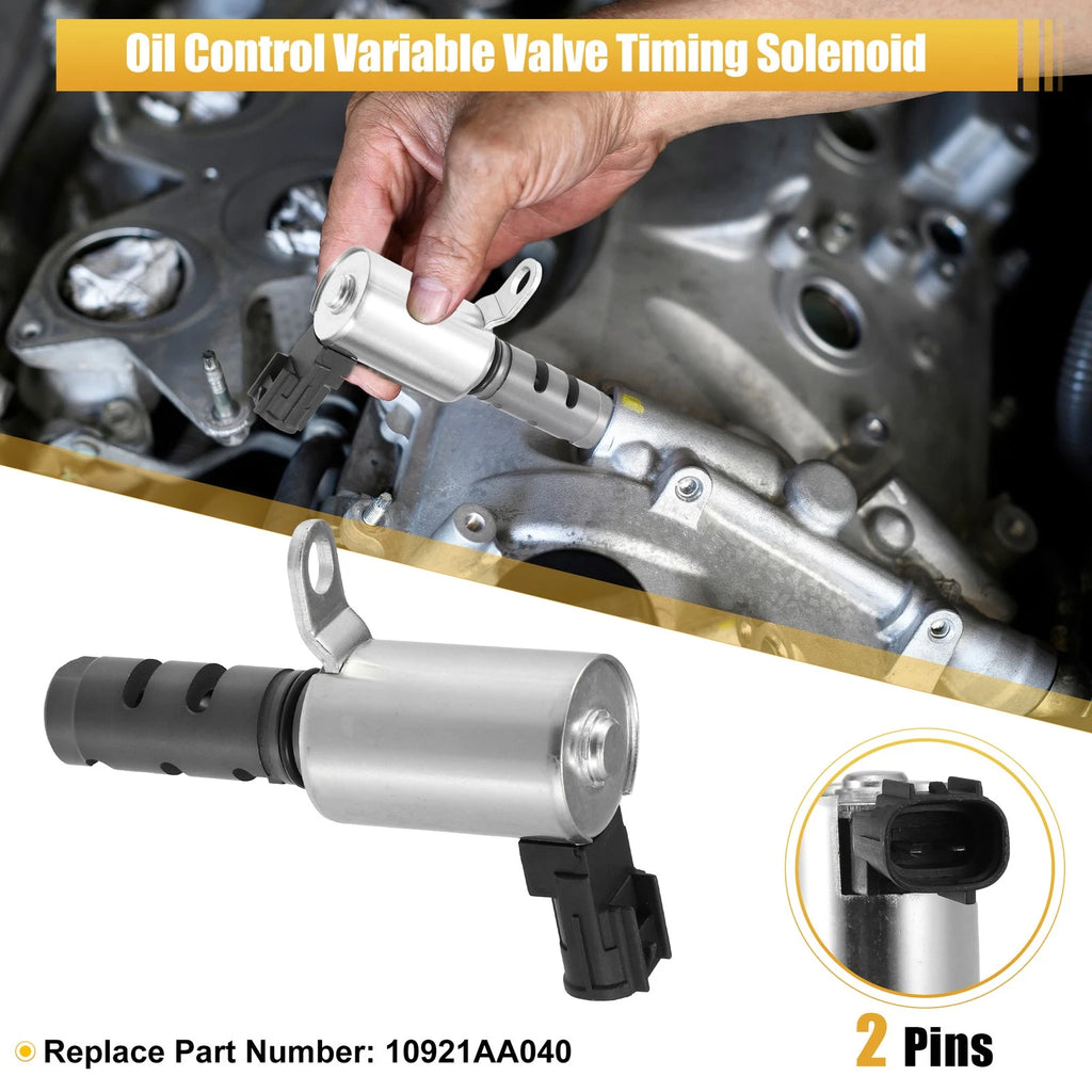 2X Oil Control Variable Valve Timing VVT Solenoid for Subaru (10921AA040)