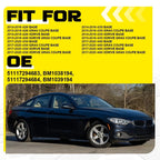 Pair of Black Fog Light Trims for BMW 428i (2014–2016)