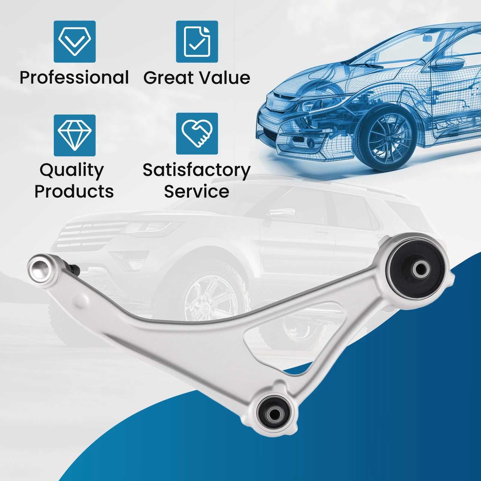 Front Lower Control Arm w/ Ball Joint for Nissan Altima (2013–2014)