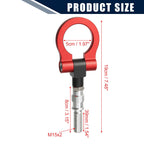 Tow Hook Screw for Mazda 3 (2004–2009) - Red Round Front Rear Bumper Ring