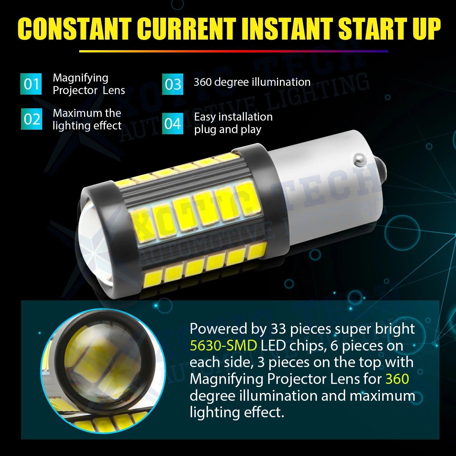 LED Backup Reverse Light Bulb for Mercedes-Benz C, S, CL, SL (2001-2017)