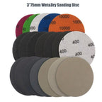 10 Pcs Silicon Carbide Sanding Discs 240-10000# for Wet/Dry Use
