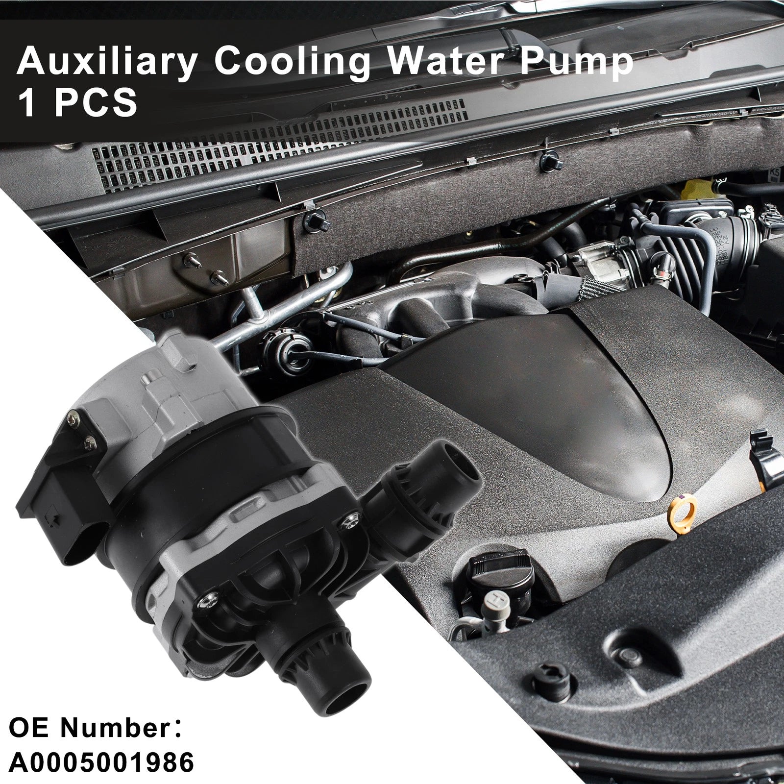 Auxiliary Cooling Water Pump for Mercedes-Benz CLA45 AMG (2014–2019) No.A0005001986
