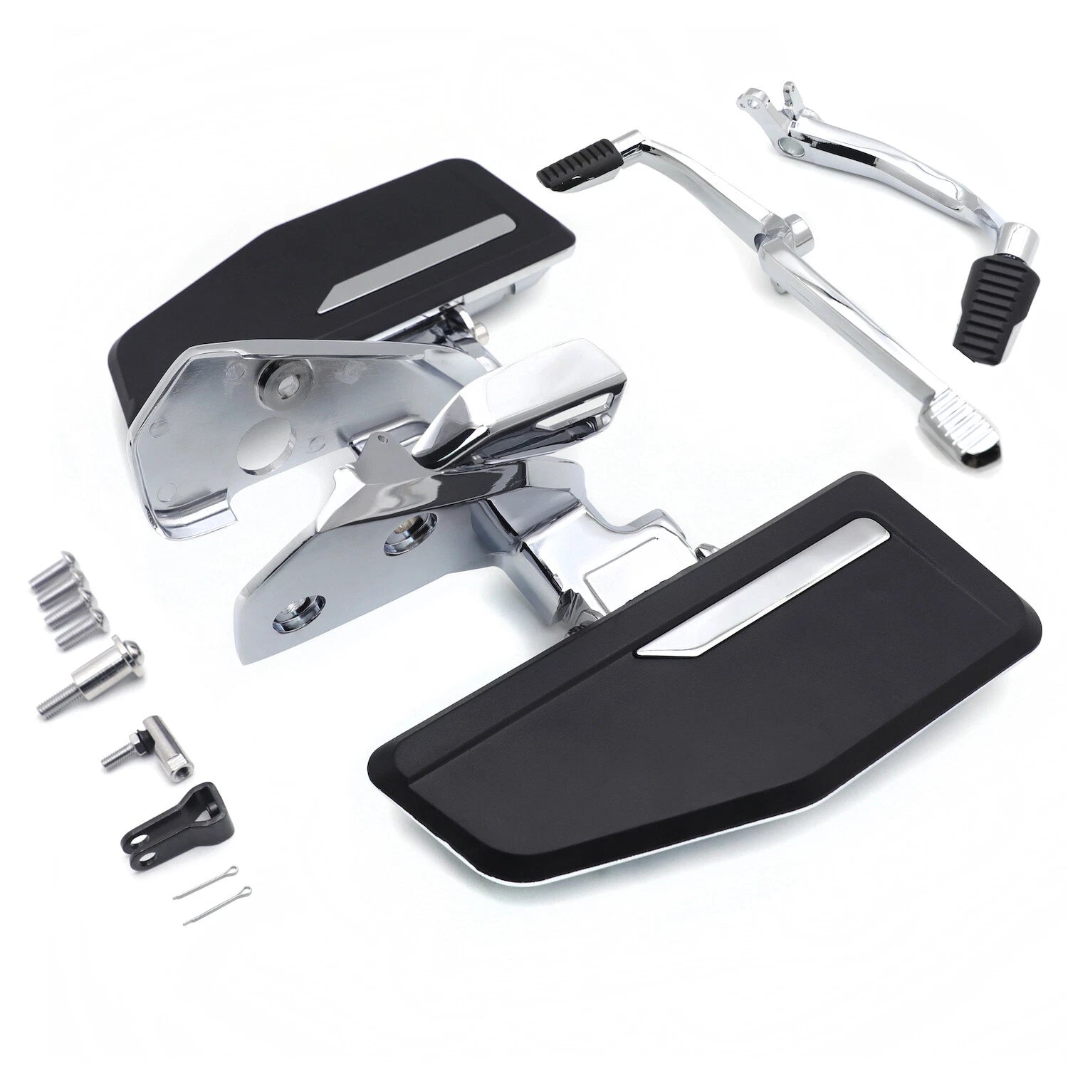 Chrome Omni Driver Floorboard Brake Lever Shifter for Honda Gold Wing GL18 (2018–2021)