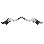 CNC Silver Extendable Brake Clutch Levers for Kawasaki ZX10R/RR/KRT/SE (16-20)