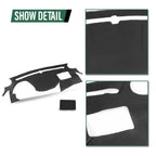Dashboard Cover for Hyundai Sonata (2011–2014) - Soft TPE Black Overlay