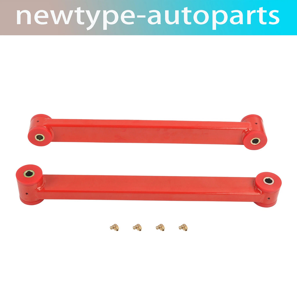 2X Rear Lower Control Arms for Ford Mustang (2005–2014) Red
