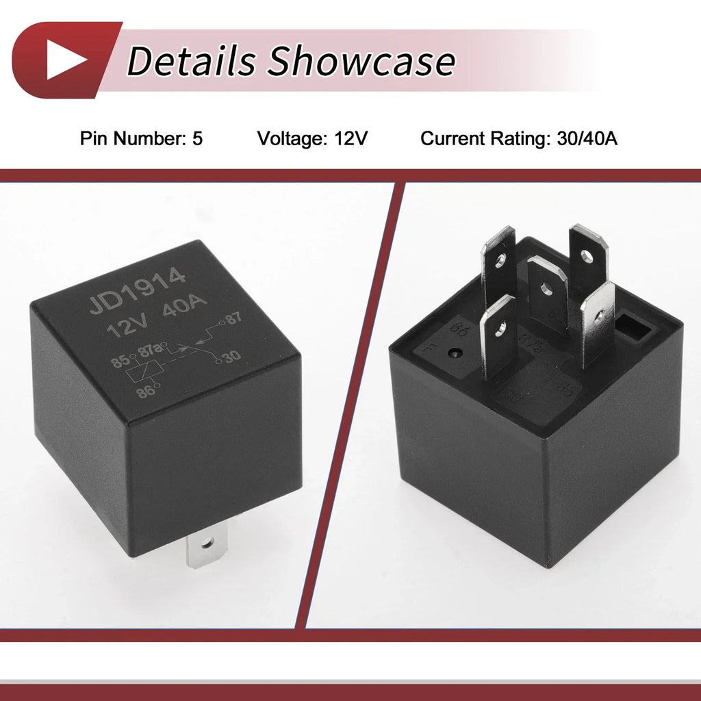 12V 30/40A Power Window Relay for Audi VW BMW