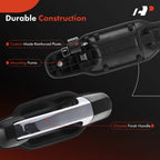 Rear Left Black Chrome Exterior Door Handle for Kia Sorento (2003–2006)
