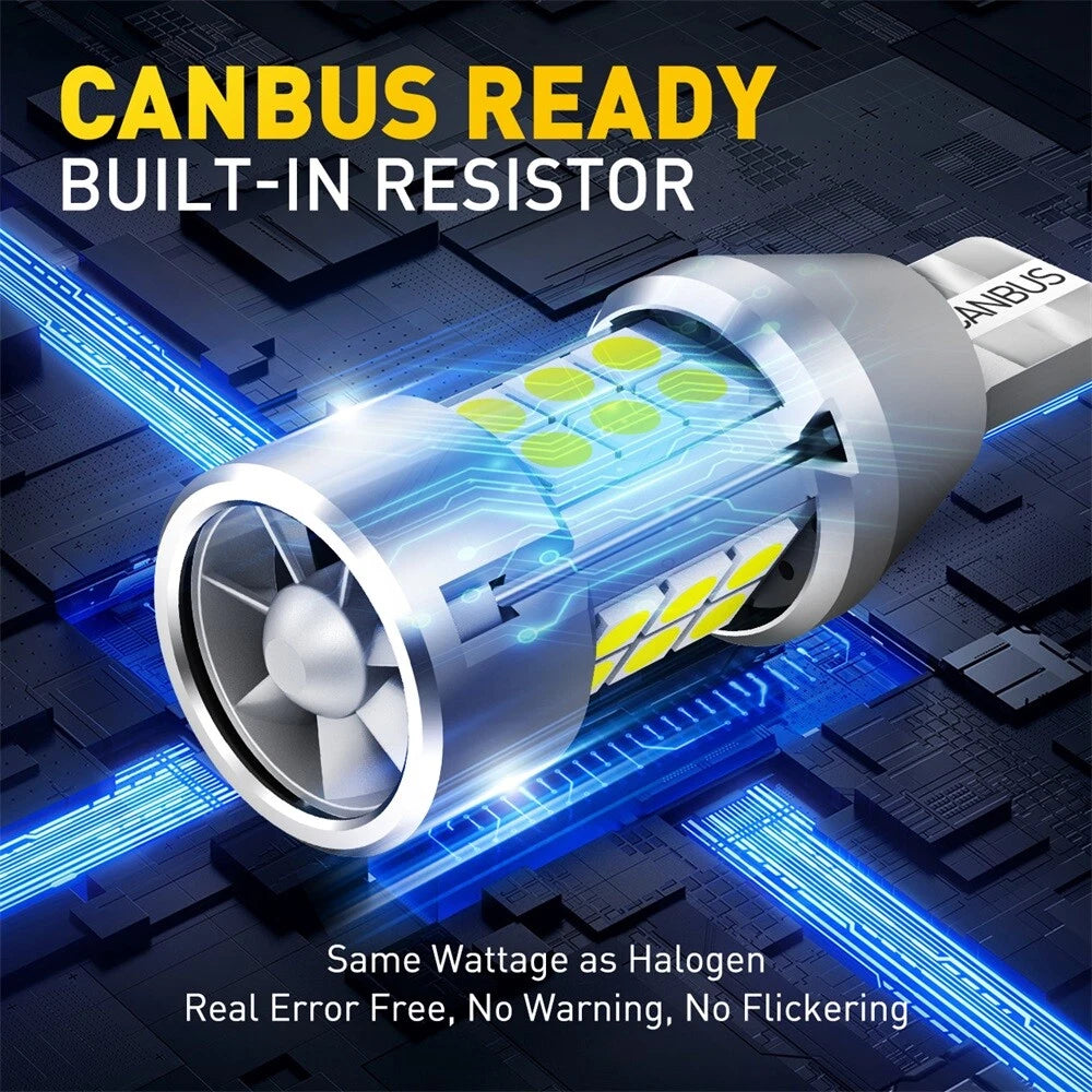 2X LED Reverse Backup Light Bulb for AUXITO T15 921 912 (6500K)