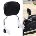 Chrome Passenger Backrest Sissy Bar for Harley Street Glide Road King (1997–2008)