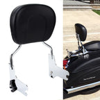 Chrome Passenger Backrest Sissy Bar for Harley Street Glide Road King (1997–2008)