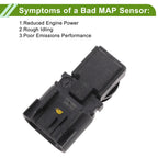 MAP Sensor for Ford Focus (2004–2024) No.DE932C444BA