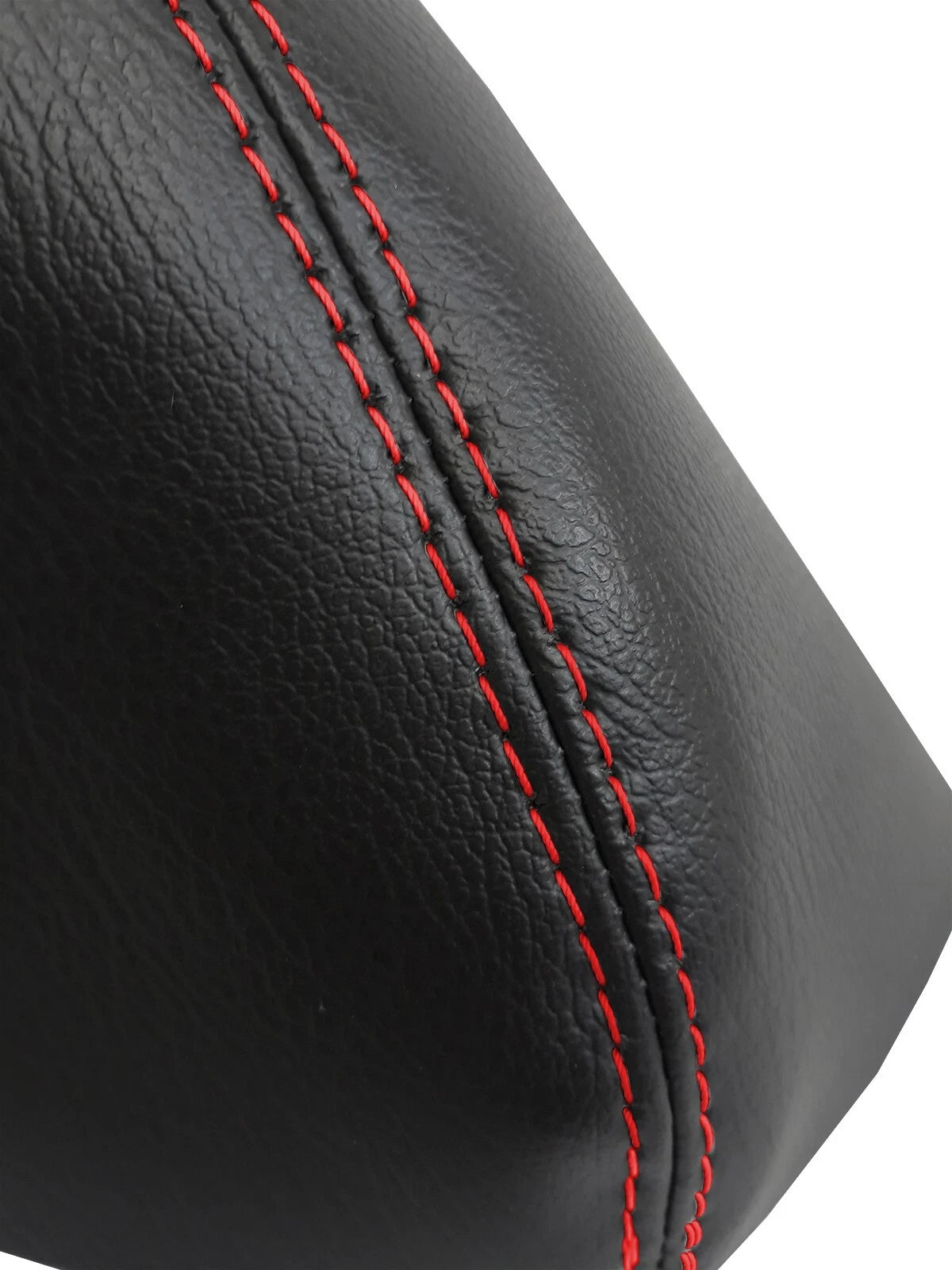 Manual Shift Boot for Fiat 500 Abarth (2012–2019) Red Stitch PVC Leather
