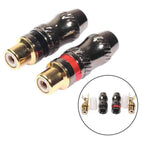 2PCS Gold Plated RCA Connector Contacts for Stable Signal Transmission