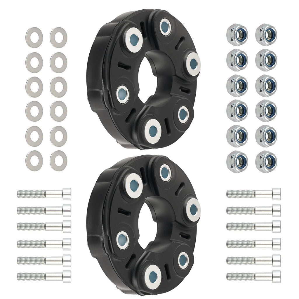 2X Driveshaft Flex Disc w/ Bolts for BMW E90 E91 E92 325xi 328xi E84 X1 (2007–2013)