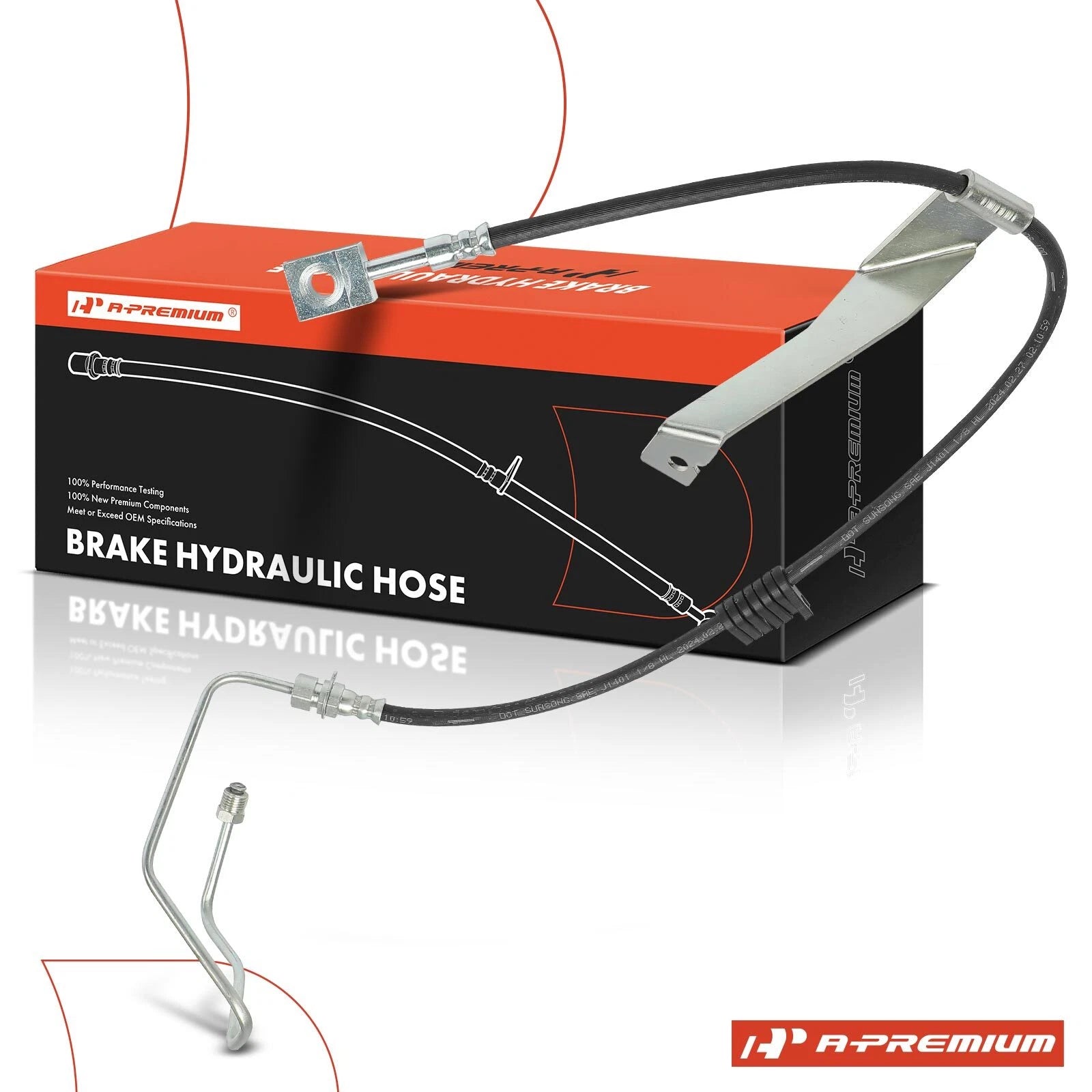 Front Left Brake Hydraulic Hose for Chevy C6500 Kodiak (2003–2009)