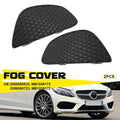 Set of 2 Fog Light Covers for Mercedes-Benz C300 (2015–2018) ED