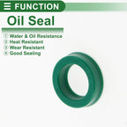 Set of 5 Oil Seal Rotary Shaft Seal 15x22x6mm for Various Models 