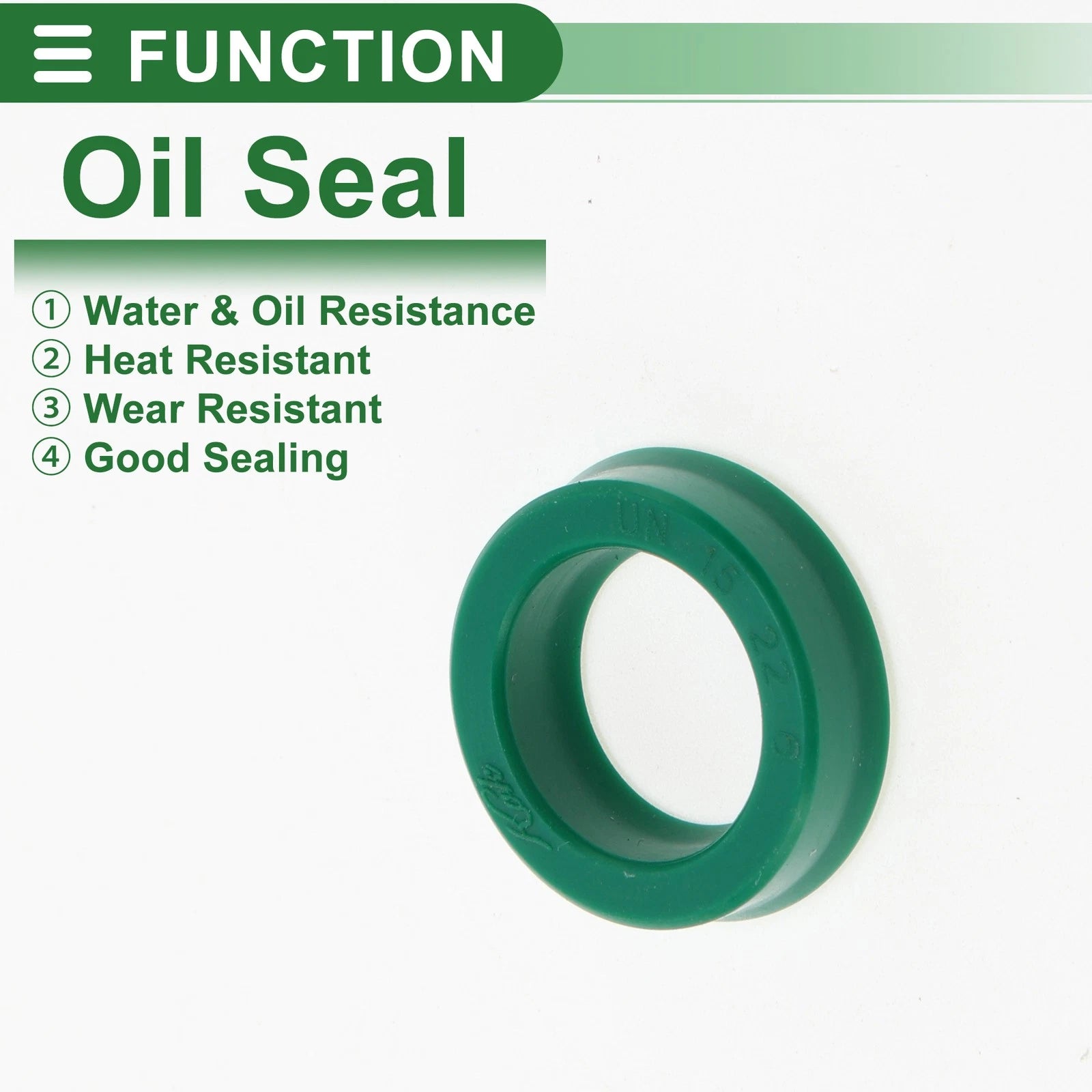 Set of 5 Oil Seal Rotary Shaft Seal 15x22x6mm for Various Models 