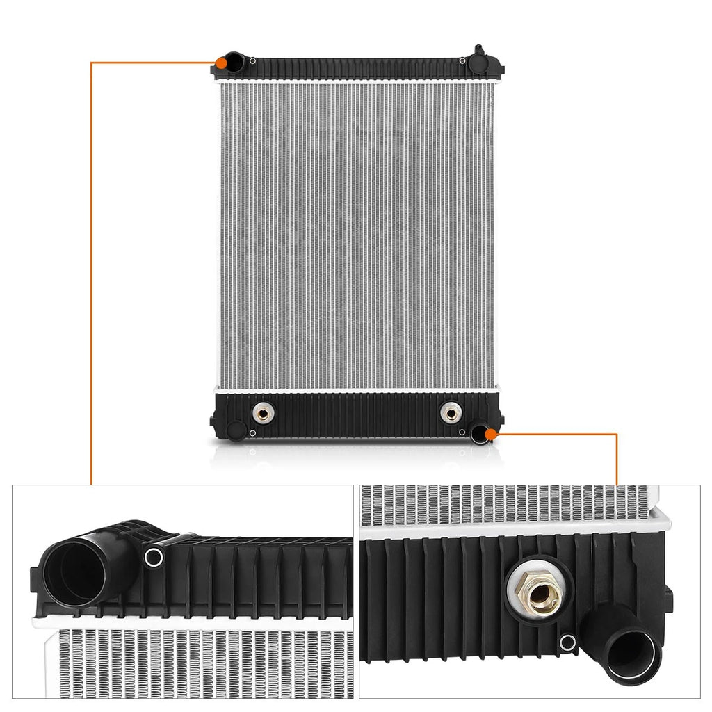 Aluminum Cooling Radiator for Freightliner M2 106/Thomas Saf-T-Liner (2003–2008)