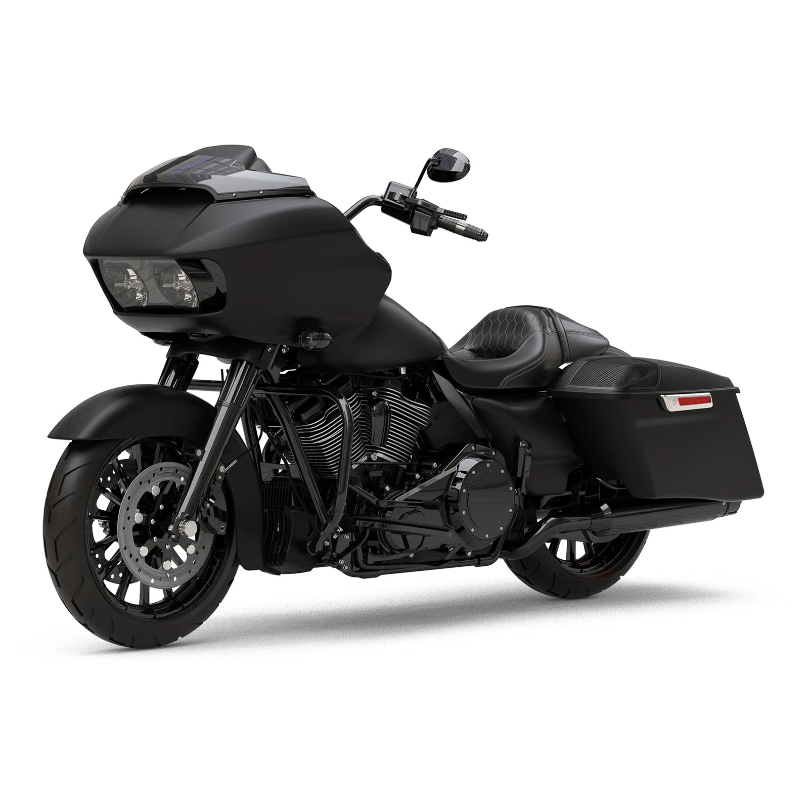 Fairings Body Work Kit for Harley Touring CVO Road Glide (2015–2023) Black Denim