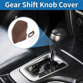 1 Pc Gear Shift Knob Cover for Toyota Camry (2018–2024) Brown Faux Leather
