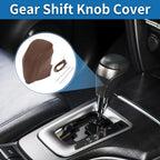 1 Pc Gear Shift Knob Cover for Toyota Camry (2018–2024) Brown Faux Leather