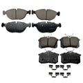 Set of 4 Akebono Euro Ceramic Brake Pads for Audi TT Quattro (2004–2006)