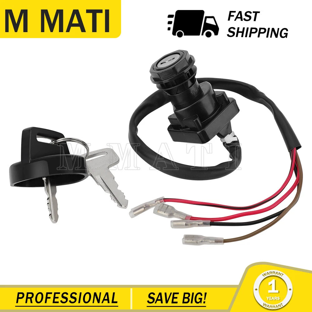 Ignition Key Switch for Polaris (4110140, 4110086)