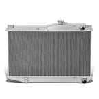 Dual Row Aluminum Radiator + 10" Black Fan for Corolla AE86 SR5 GT-S (1984–1987)