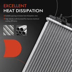 Radiator with Trans Oil Cooler for Subaru Legacy Outback (2005–2009)