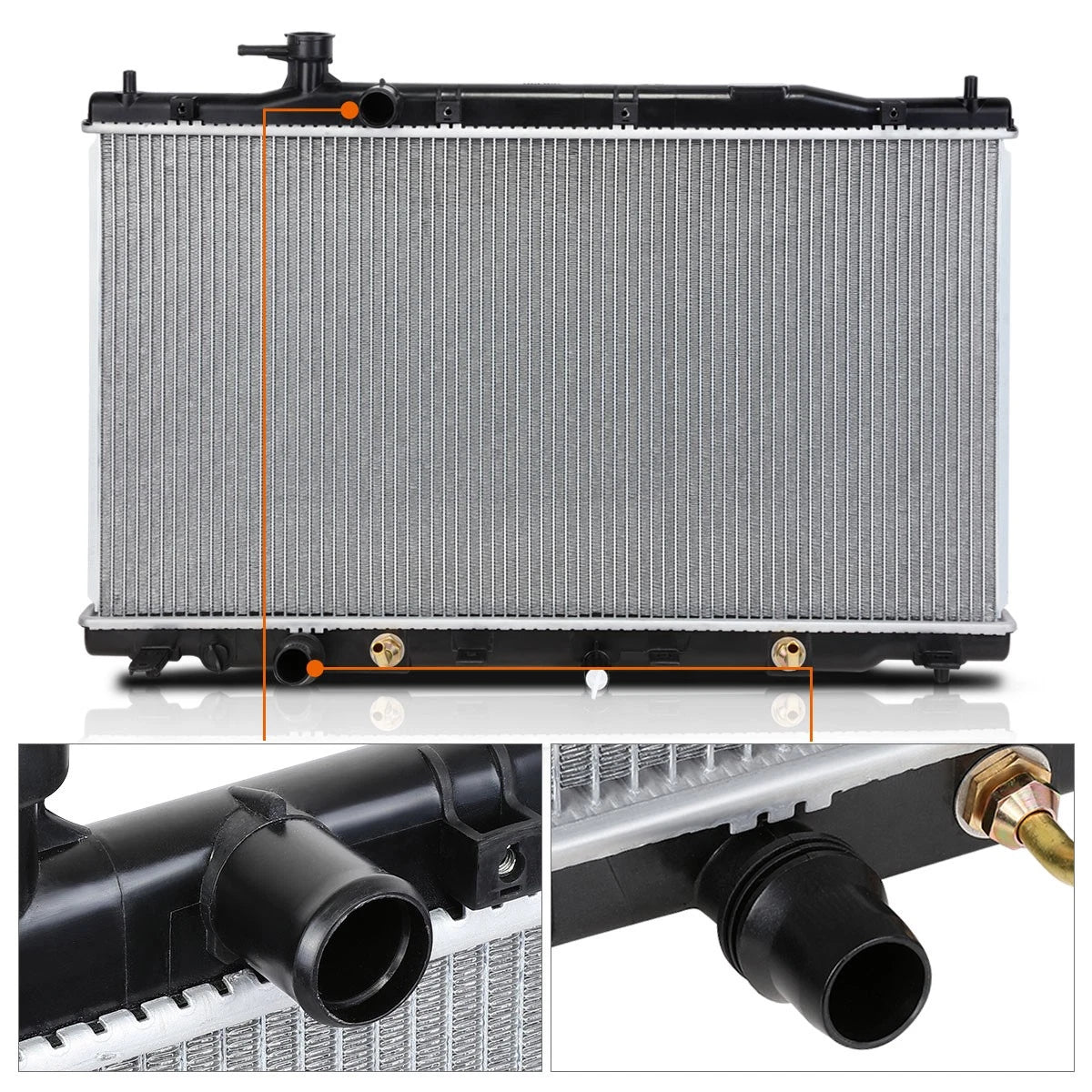 Aluminum Core Radiator for Honda CR-V (2007–2009) DPI-13031