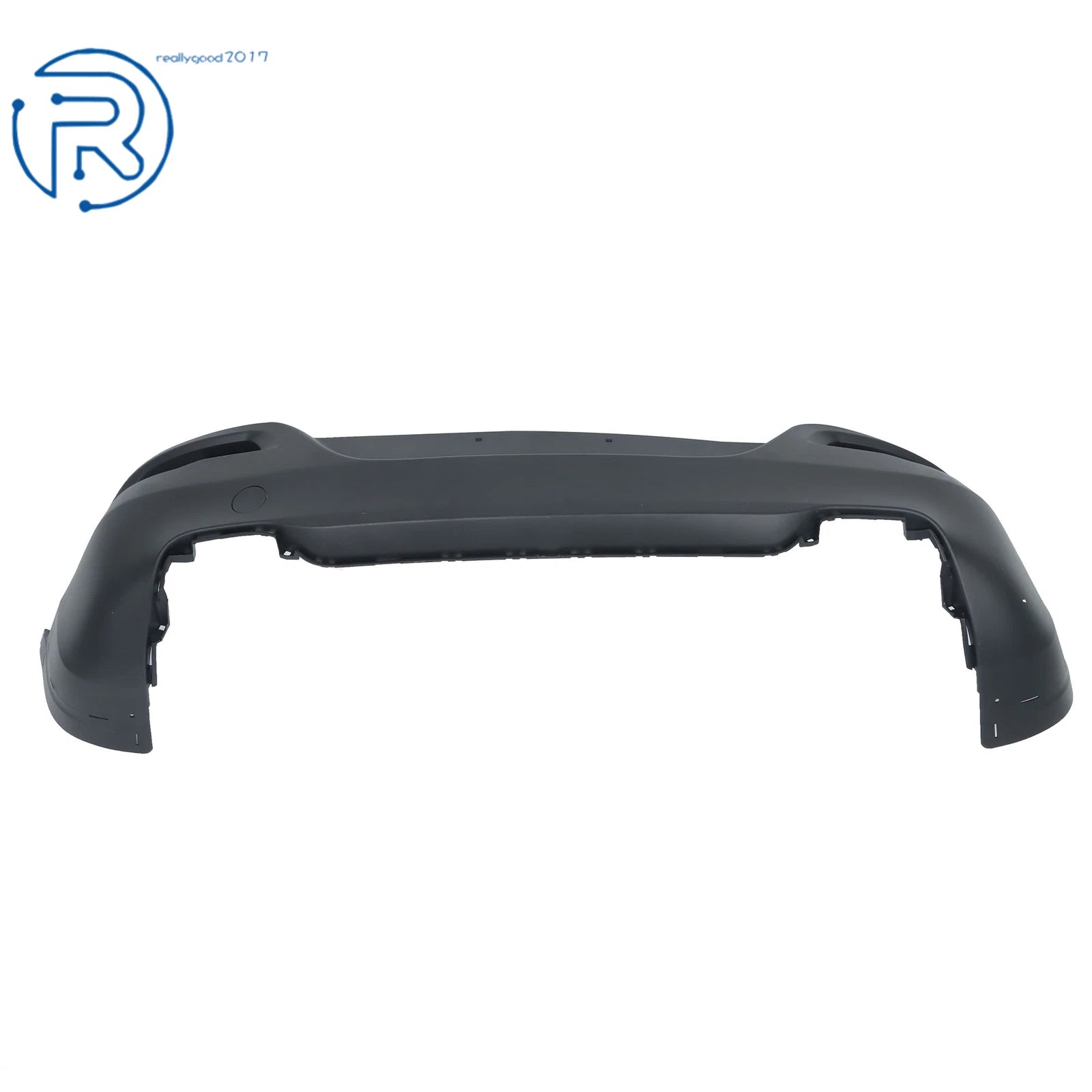 Rear Lower Bumper Cover for Jeep Cherokee (2014-2018) Black Plastic