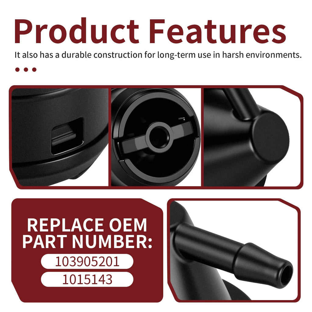 Fuel Tank Vent Assembly for Club Car DS (1992–2015) Precedent (2004–2015) 103905201 1015143