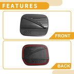 Fuel Tank Door Cap for Hyundai Santa Fe 2024-2025 Gas Tank Flap Carbon Fiber