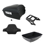 Matte Black Trunk Backrest Mount Rack for Harley Street Glide (2009–2013)