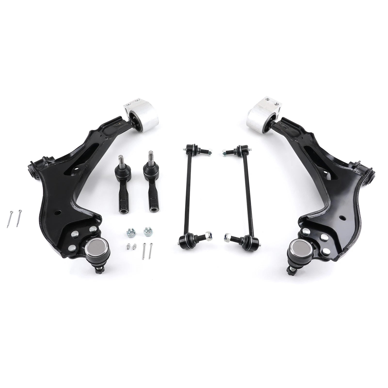 6x Front Suspension Lower Control Arms Tie Rods for Pontiac Torrent (2006–2009)