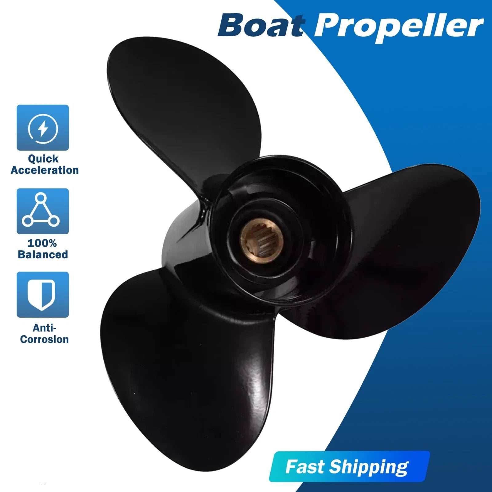13 5/8X14 Outboard Propeller for Suzuki DF50/60/70/90/100/115/140HP (15T)