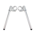 46mm Handle Bar Clip On for Kawasaki Ninja ZX6R ZX9R (1998–2002) Silver