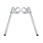 46mm Handle Bar Clip On for Kawasaki Ninja ZX6R ZX9R (1998–2002) Silver