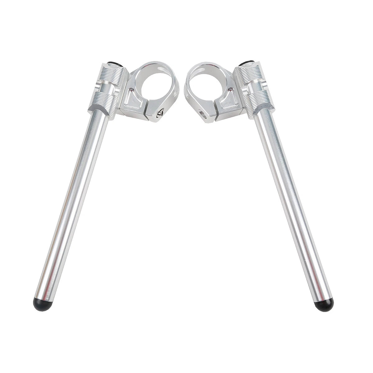 46mm Handle Bar Clip On for Kawasaki Ninja ZX6R ZX9R (1998–2002) Silver