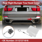 Tow Hook Cover Cap for BMW X5 E70 White (2011-2013)